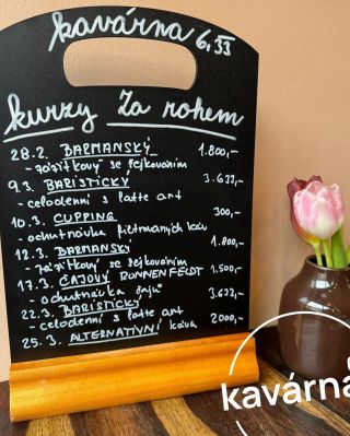 Kurzy na březen jsou již na světě 📌😆 Zážitkové i profesní a vzdělávací. Baristické, čajové, barmanské, degustační cupping,...